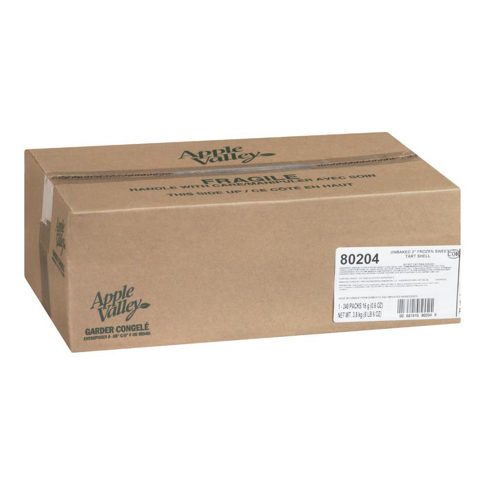 Apple Valley Sugar Free Unsweetened Pie Cream, 2 In -- 240 Per Case