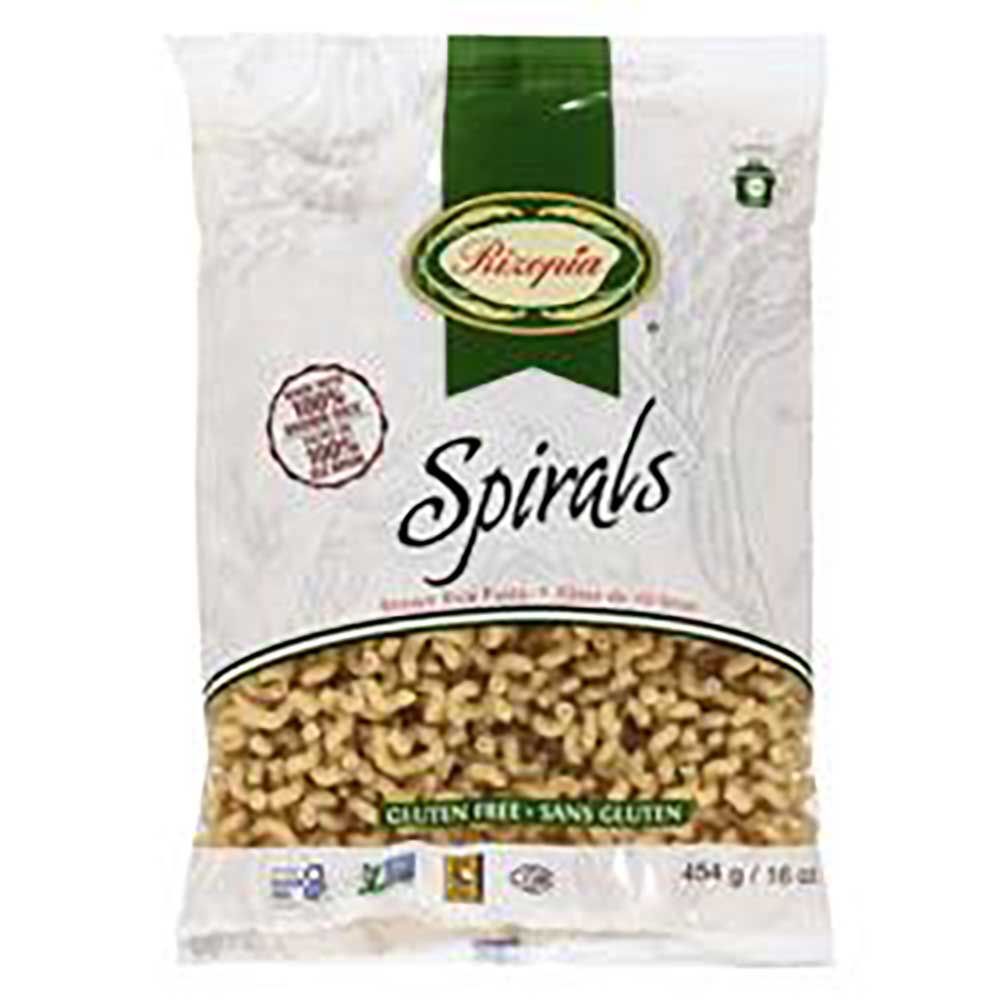 Rizopia Pâtes Spirales De Riz Brun, 454 G -- 12 Par Boîte
