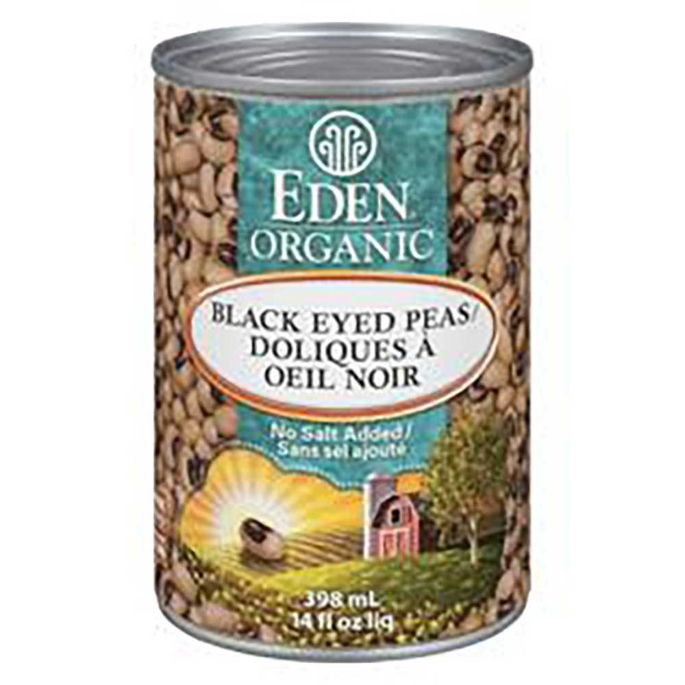 Eden Foods Organic Black Eyed Peas, 398 Ml -- 12 Per Case