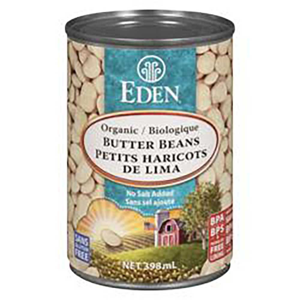 Eden Foods Organic Butter Beans, 398 Ml -- 12 Per Case