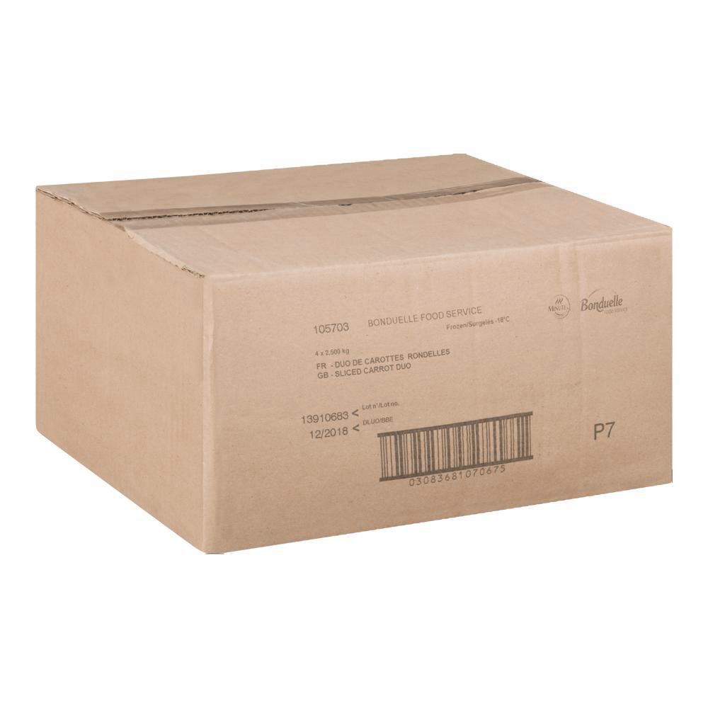 Minute Yellow/orange Carrot Slice, 2.5 Kg -- 4 Per Case