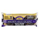 Gluten Free Black Sesame Brown Rice Snaps
