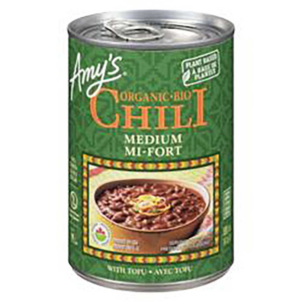 Amy's Organic Kitchen Medium Chili, 398 Ml -- 12 Per Case