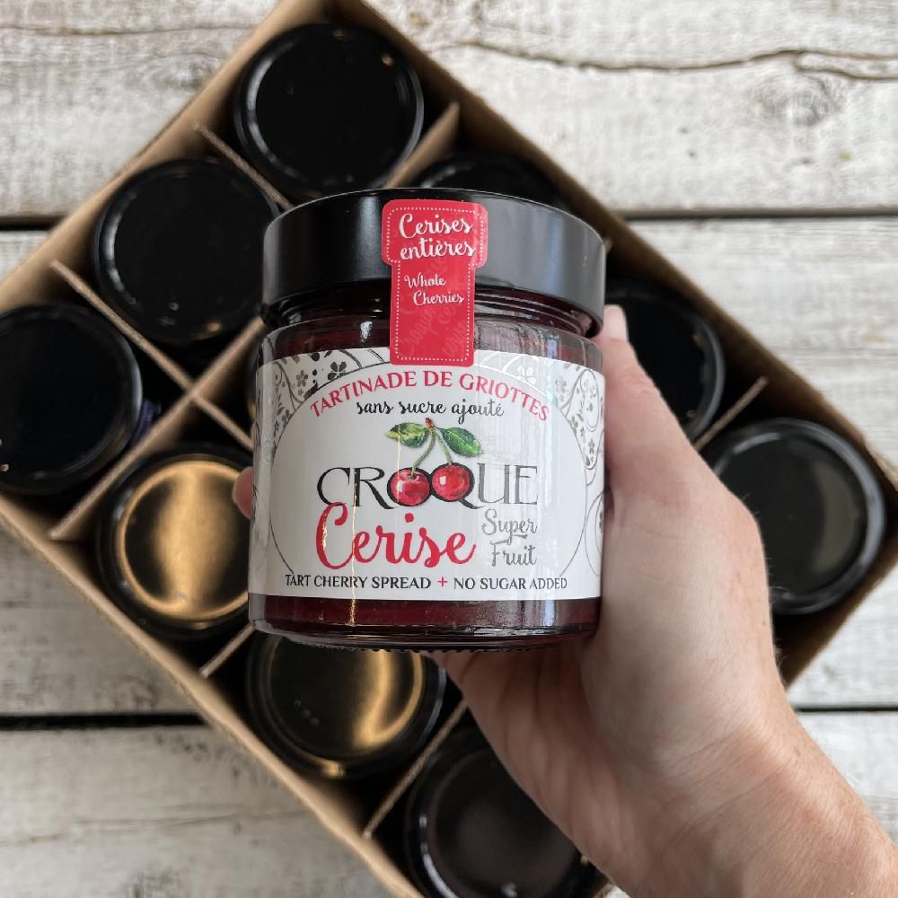 Maturin No Sugar Added Whole Cherry Spread, 212 Ml -- 12 Per Case