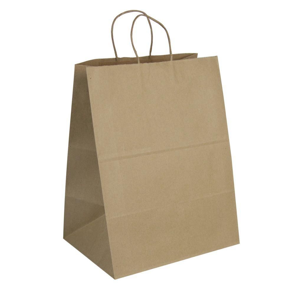 Duro Sac En Papier Naturel Regal Avec Poignée -- 200 Par Boîte