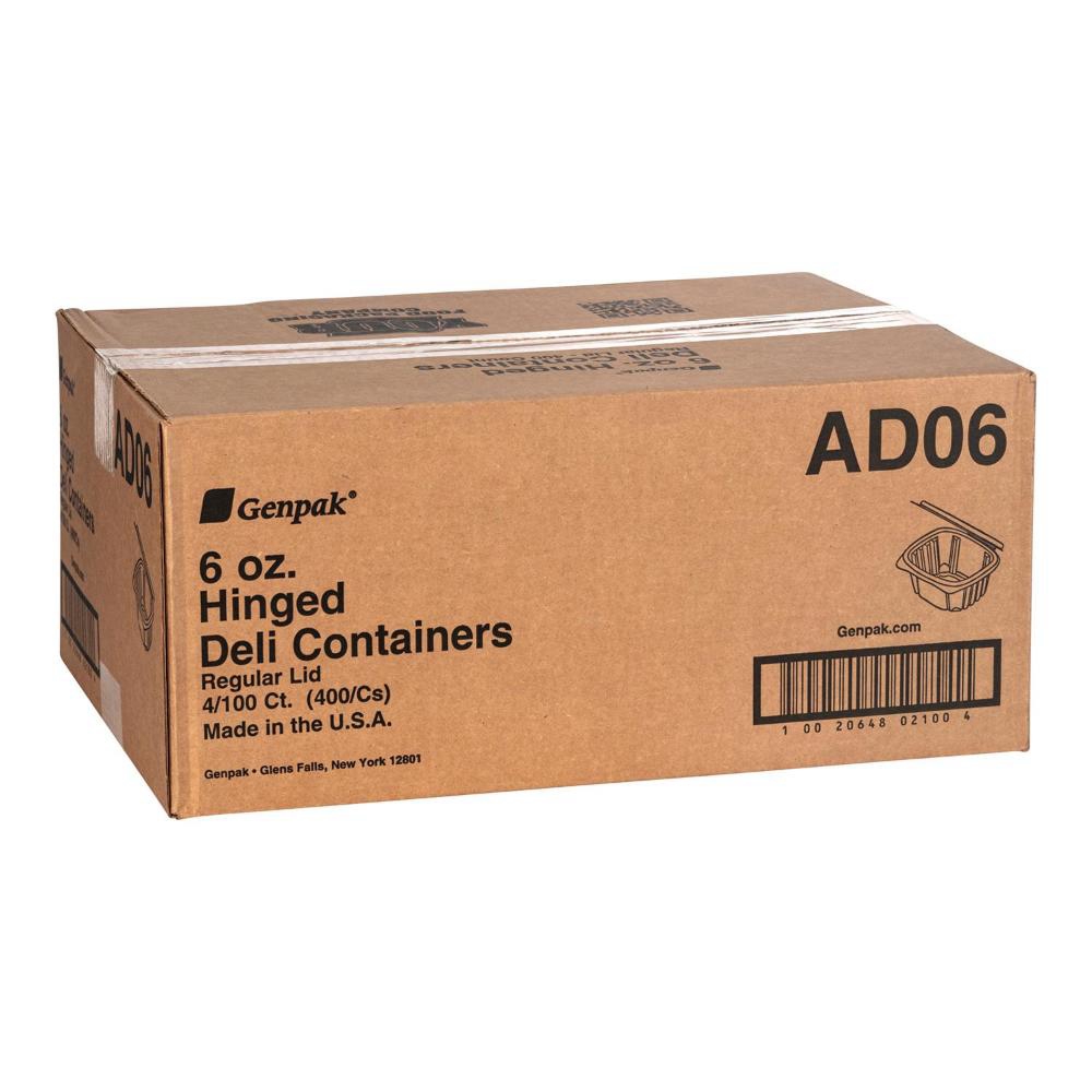 Clear APET Hinged Rectangle Container