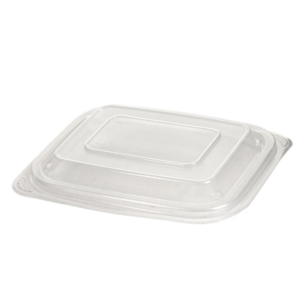 Genpak Clear Polypropylene Lid For 12-16 Oz Rectangular Container -- 4 Per Case