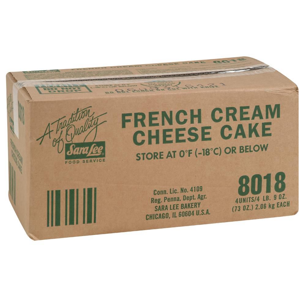 Sara Lee French Cream Cheesecake, 8 X 15 In -- 4 Per Case