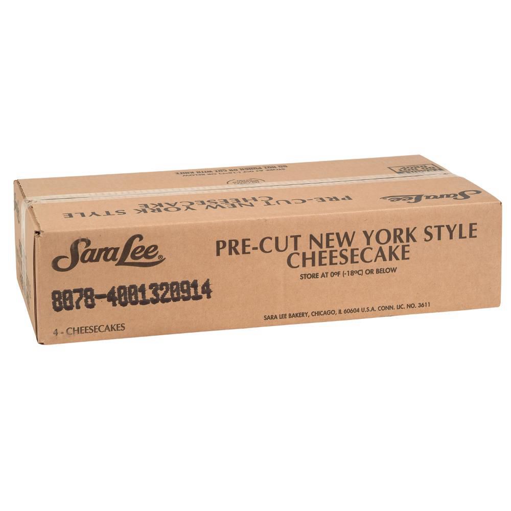 Sara Lee Pre-cut New York Style Cheesecake, 10 In -- 4 Per Case