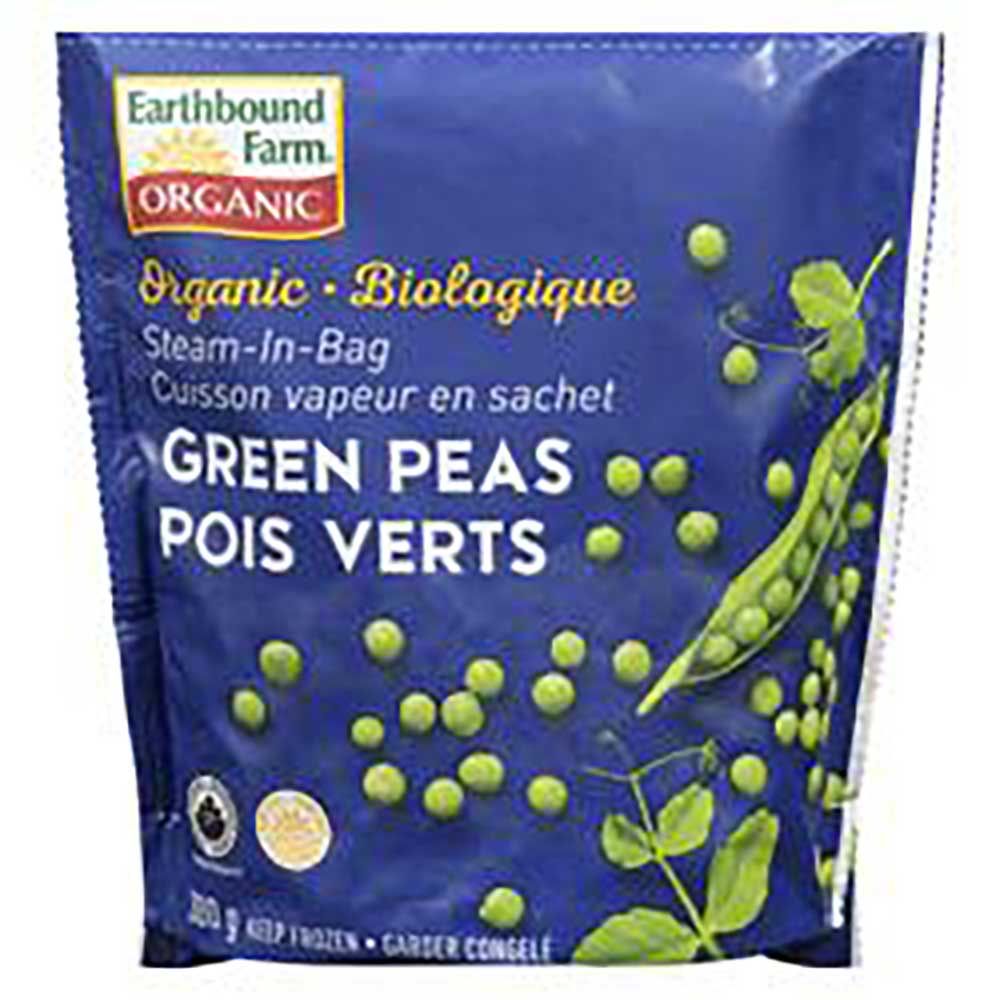 Earthbound Farm Organic Green Peas, 300 G -- 12 Per Case