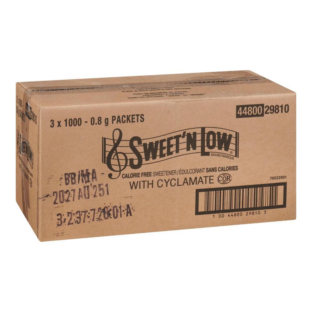 Sweet N Low Substitut De Sucre De 0,8 G, 1 000 Unités -- 3 Par Boîte