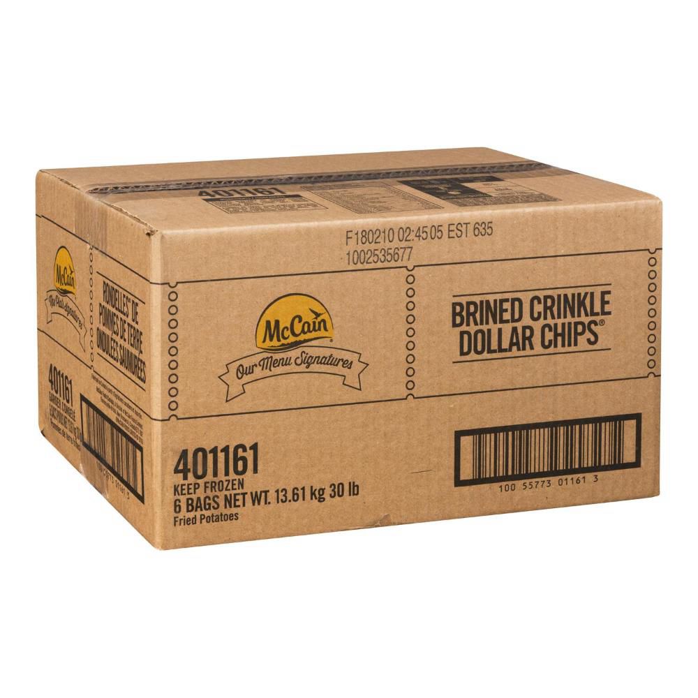 Mccain Brined Crinkle Dollar Chips, 2.27 Kg -- 6 Per Case