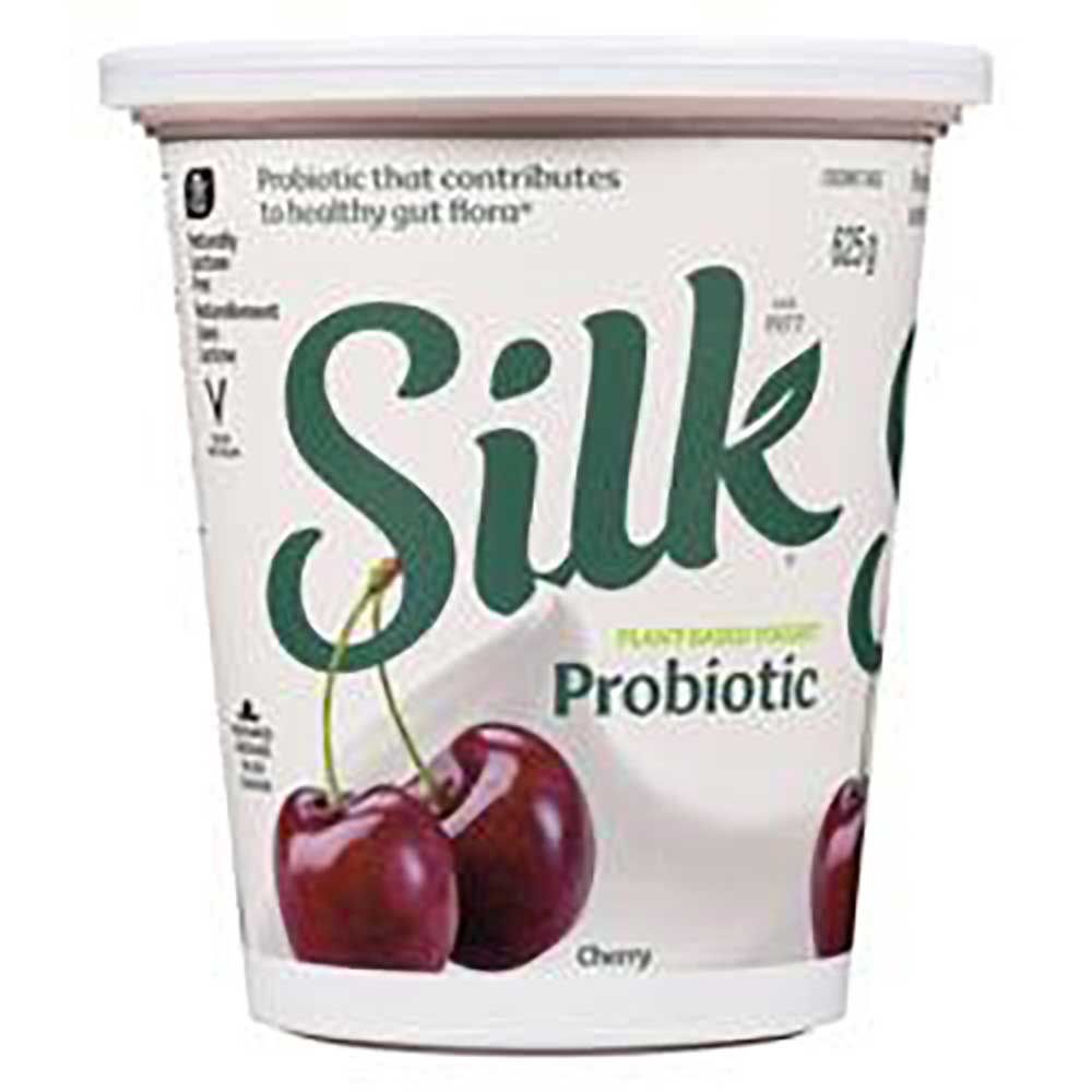 Silk Yaourt Aux Cerises À Base De Plantes Probiotiques, 625 G -- 6 Par Boîte