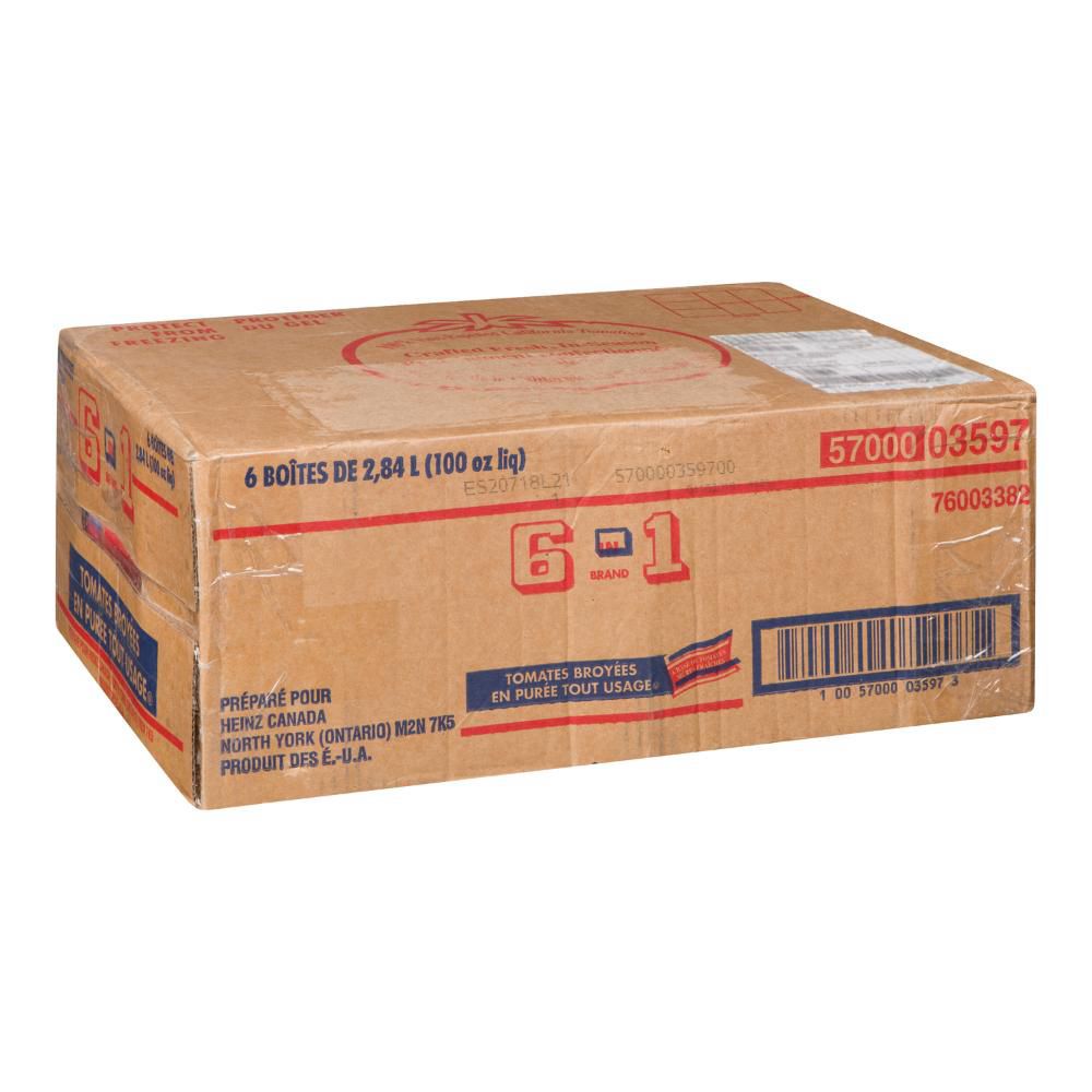 Heinz 6-in-1 All Purpose Ground Tomatoes, 2.84 L -- 6 Per Case