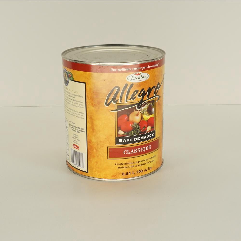 Allegro Sauce Tomate Escalonstarter, 2,84 L -- 6 Par Caisse
