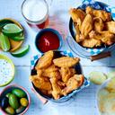 106-122 IQF Fully Cooked Seasoned Plain Cut-Up Chicken Wings