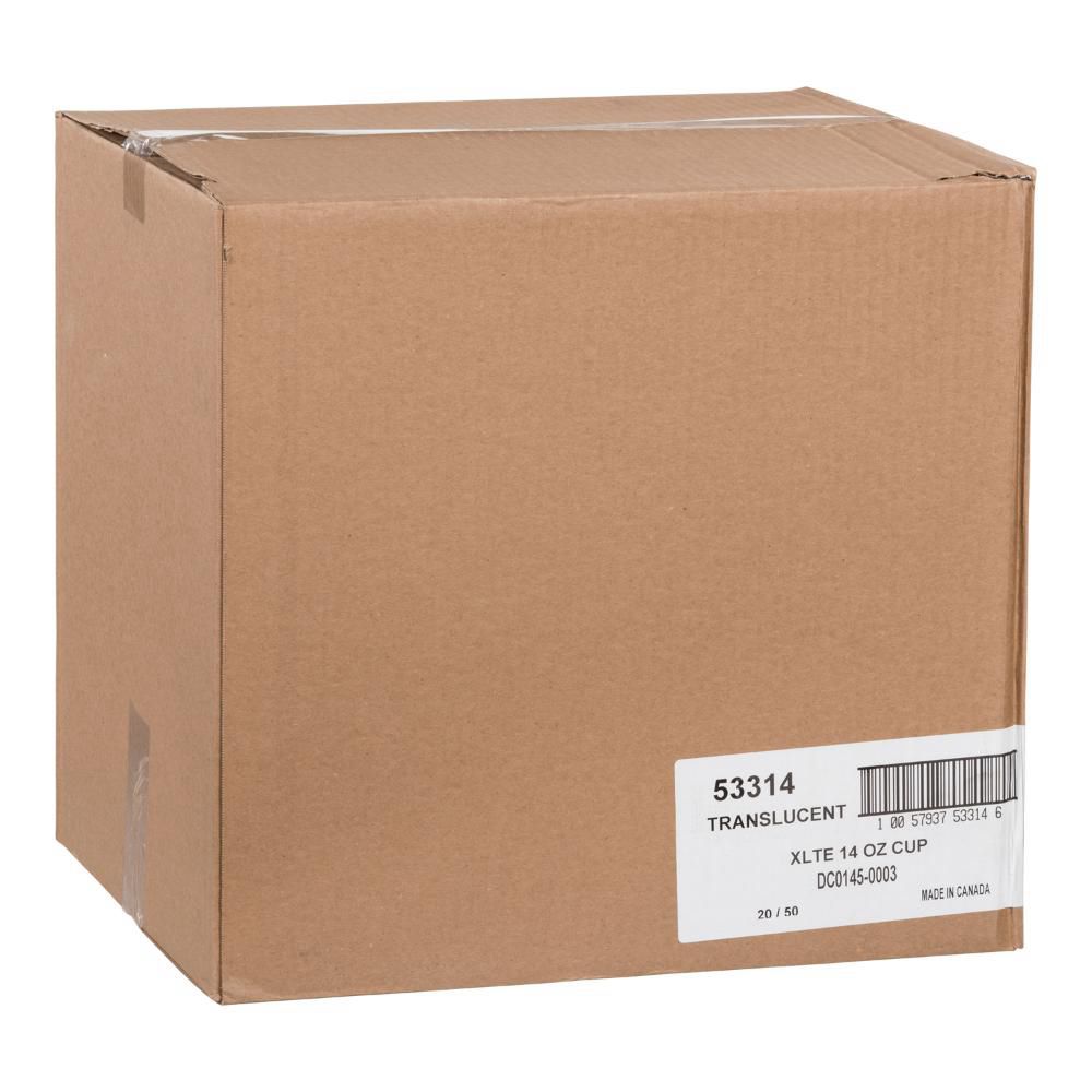 Polar Pak 14 Oz Xlte Polystyrene Translucent Beer Cup, 50 Count -- 20 Per Case