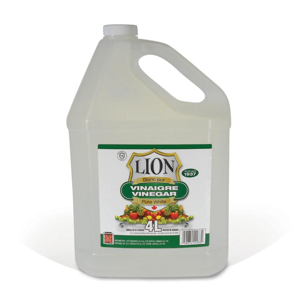 Lion Vinaigre Blanc, 4 L -- 4 Par Caisse
