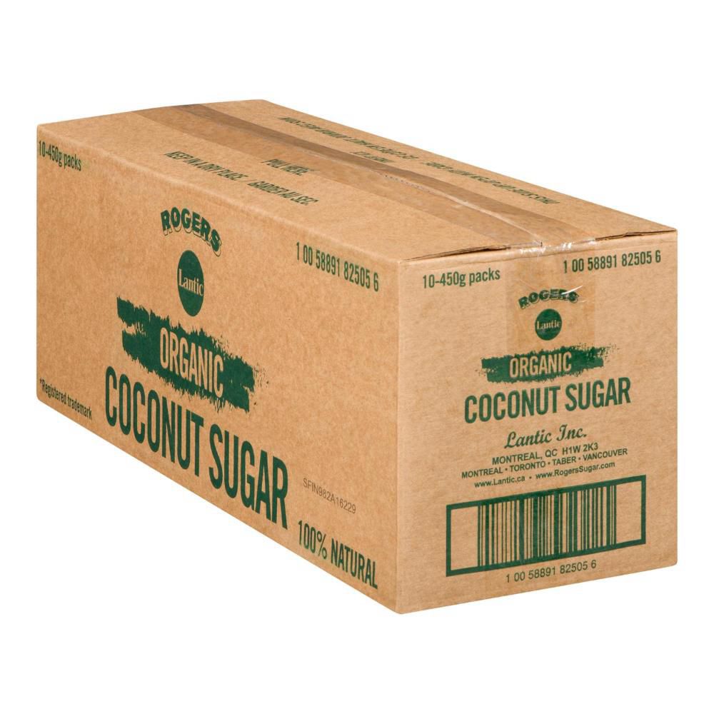 Lantic Sucre De Coco Biologique, 450 G -- 10 Par Boîte