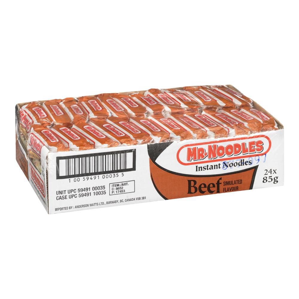 Mr. Noodles Noodle Ramen Beef, 85 G -- 24 Per Case