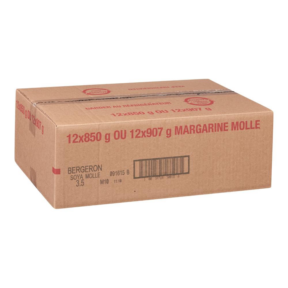 Bergeron Margarine De Soja Molle, 907 G -- 12 Par Caisse