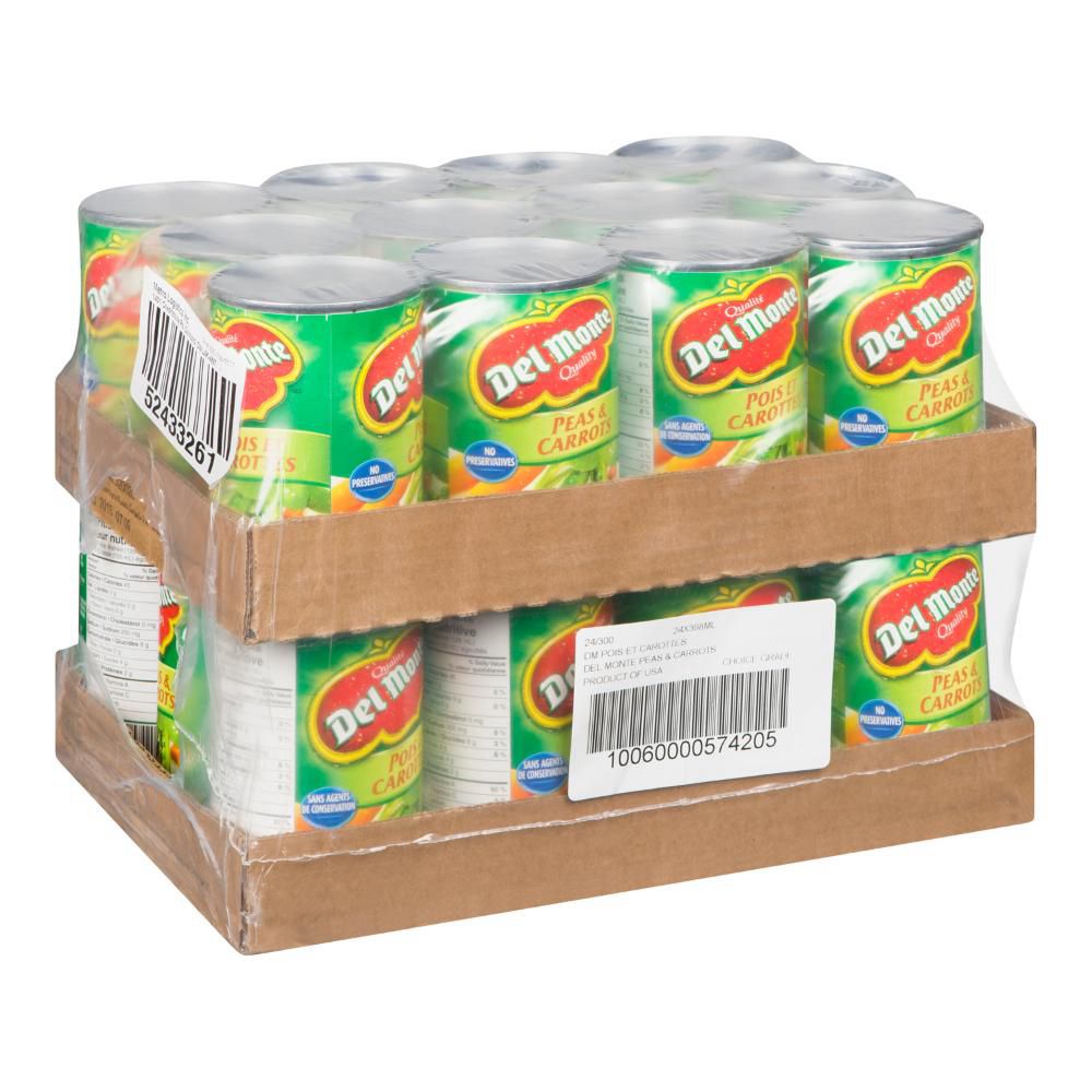 Del Monte Fancy Grade Peas And Carrots, 398 Ml -- 24 Per Case