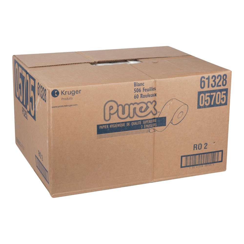 Purex Rouleau De Papier Hygiénique 2 Épaisseurs -- 60 Rouleaux Par Boîte