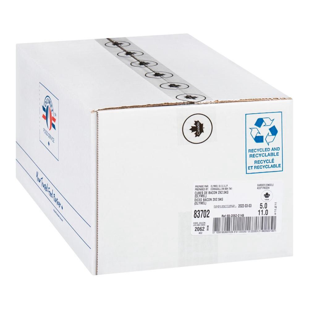 Olymel Fully Cooked Bacon Pieces, 2.5 Kg -- 2 Per Case
