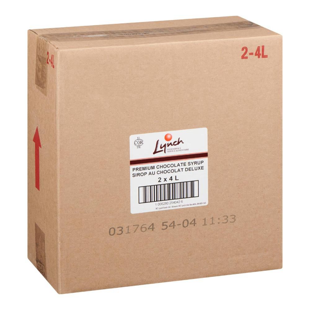 Lynch Premium Chocolate Syrup, 4 L -- 6 Per Case