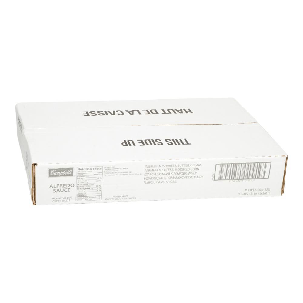 Campbell's Sauce Alfredo, 1,81 Kg -- 3 Par Boîte