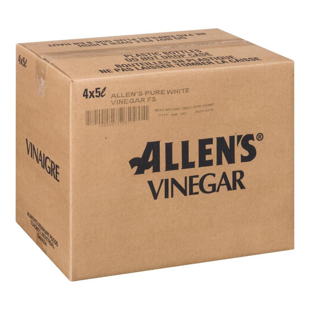 Allen's White Vinegar Blanc, 5 L -- 4 Per Case