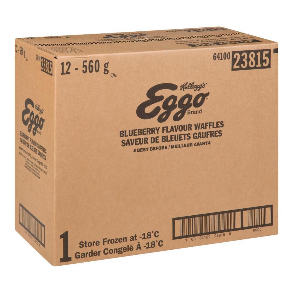 Eggo Gaufres Aux Bleuets, 560 G -- 12 Par Boîte