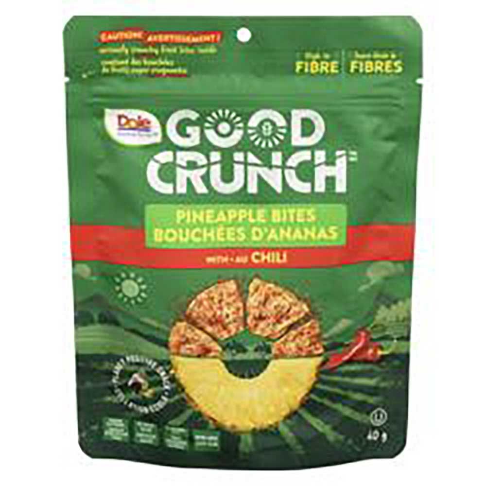 Dole Good Crunch Pineapple Bites With Chili, 40 G -- 6 Per Case