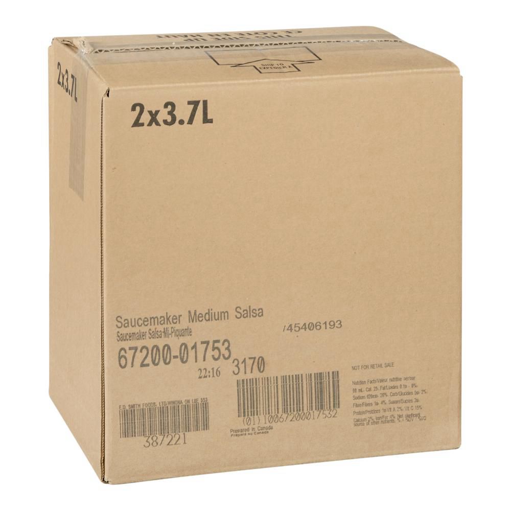 Saucemaker Sauce Salsa Moyenne, 3,7 L -- 2 Par Boîte