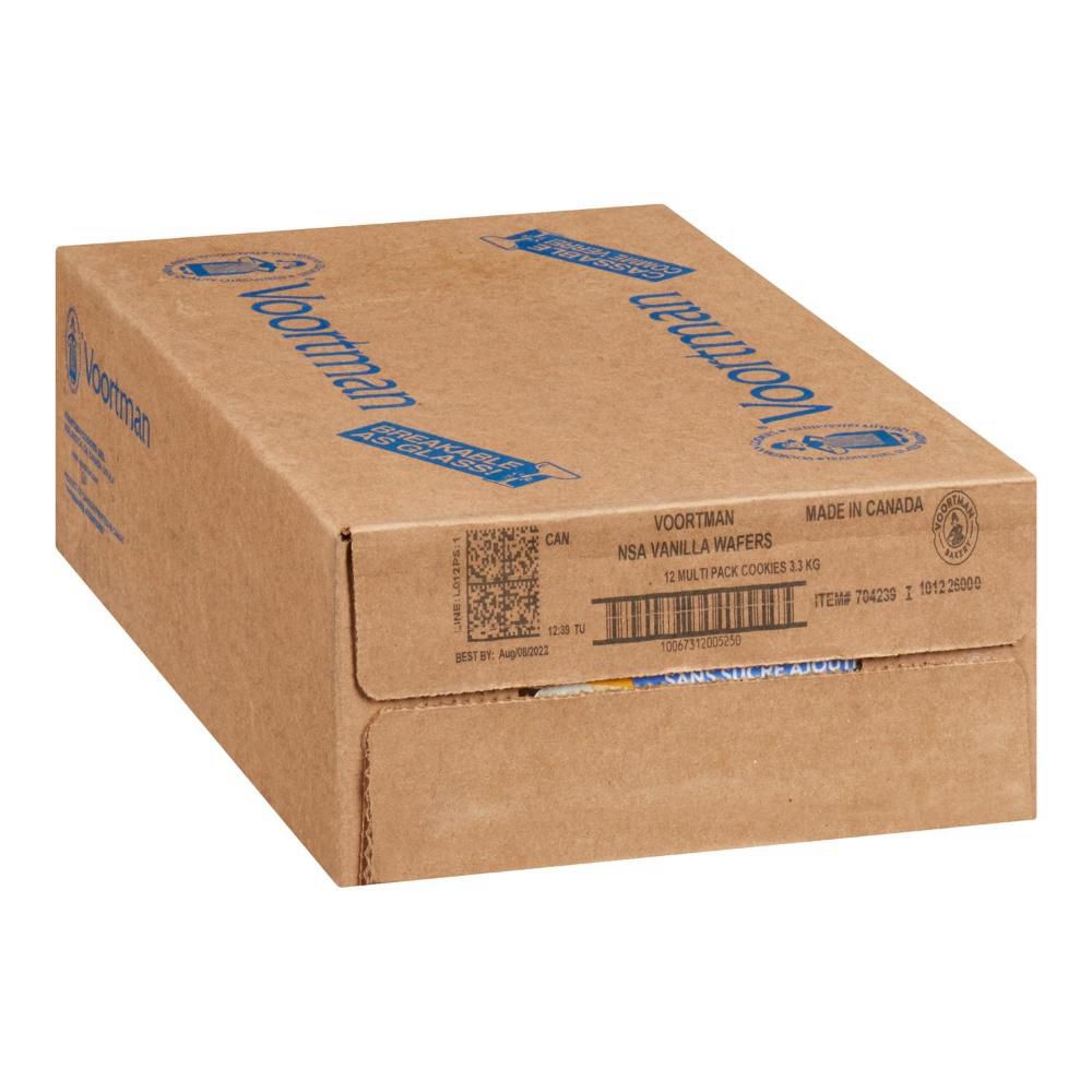 Voortman 250 G No Sugar Added Vanilla Wafer Cookie, 12 Count