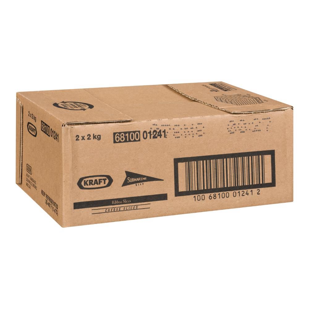 Kraft Fromage En Tranches White Ribbon, 2 Kg -- 2 Par Caisse