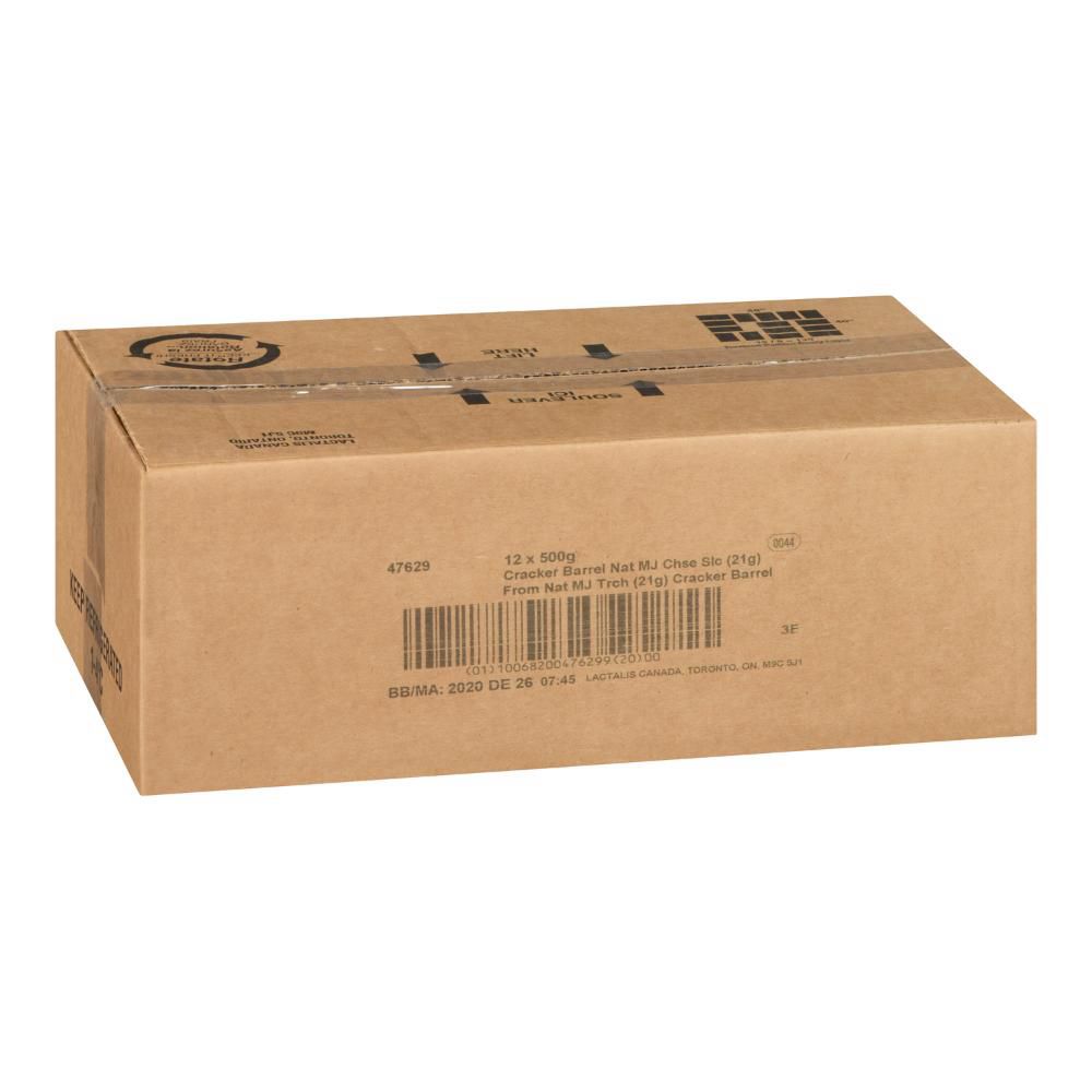 Cracker Barrel Tranches De Fromage Montrey Jack Naturel, 500 G -- 12 Par Boîte