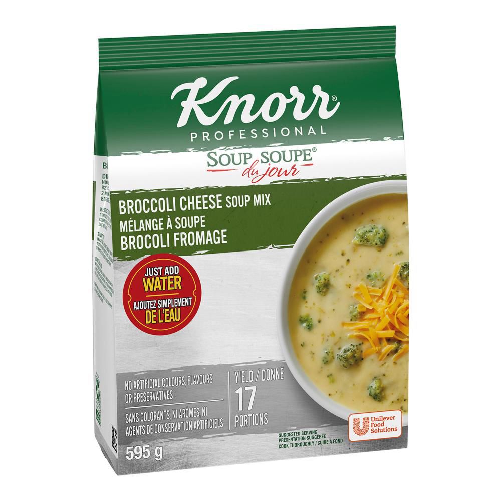 Knorr Professional Soup Du Jour Mélange À Soupe Au Fromage Et Au Brocoli, 595 G