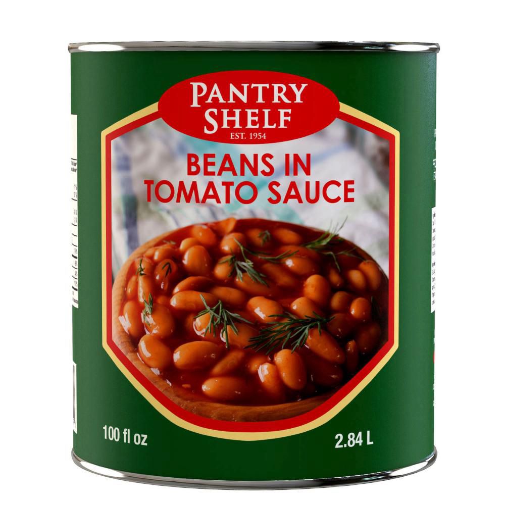 Pantry Shelf Haricots À La Sauce Tomate, 2,84 L -- 6 Par Caisse