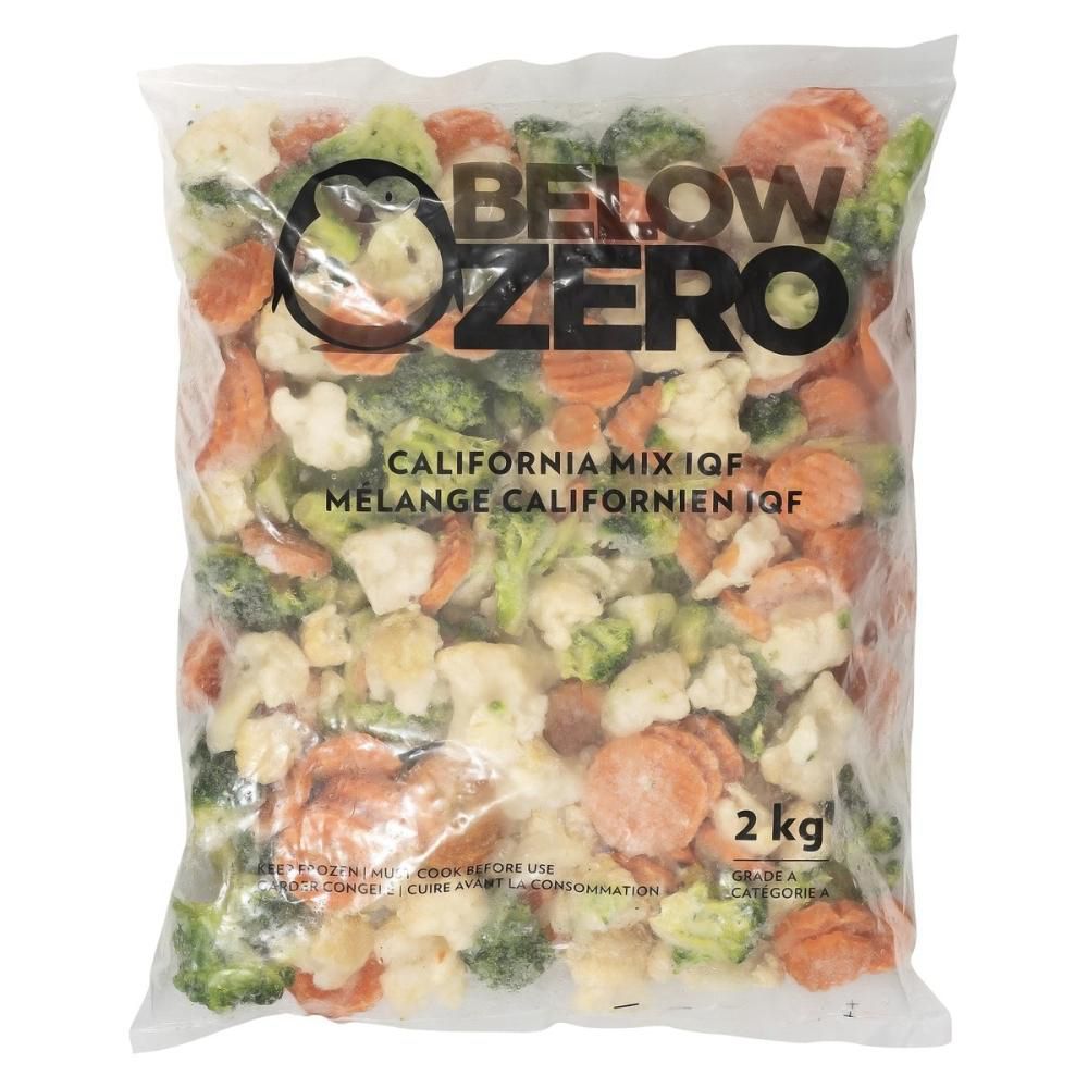 Below Zero Iqf California Mixed Vegetables, 2 Kg -- 6 Per Case
