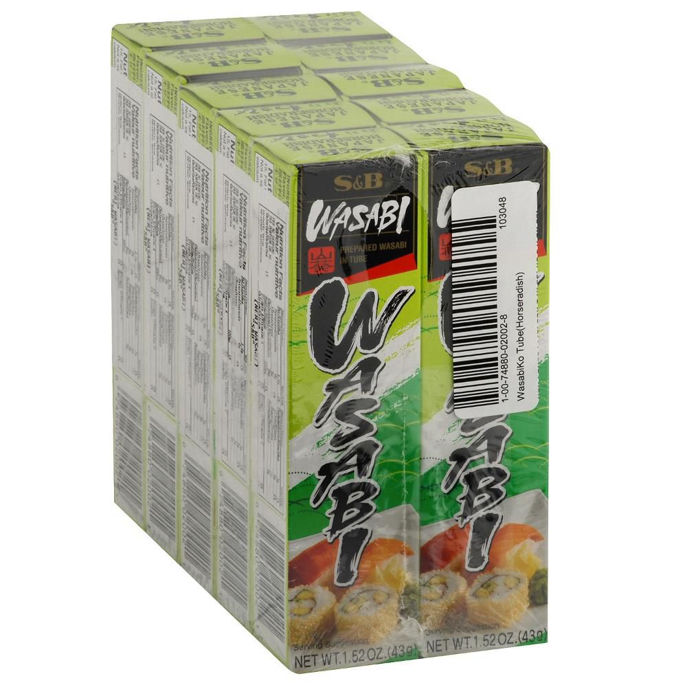S And B 43 G Wasabi Tube, 100 Count
