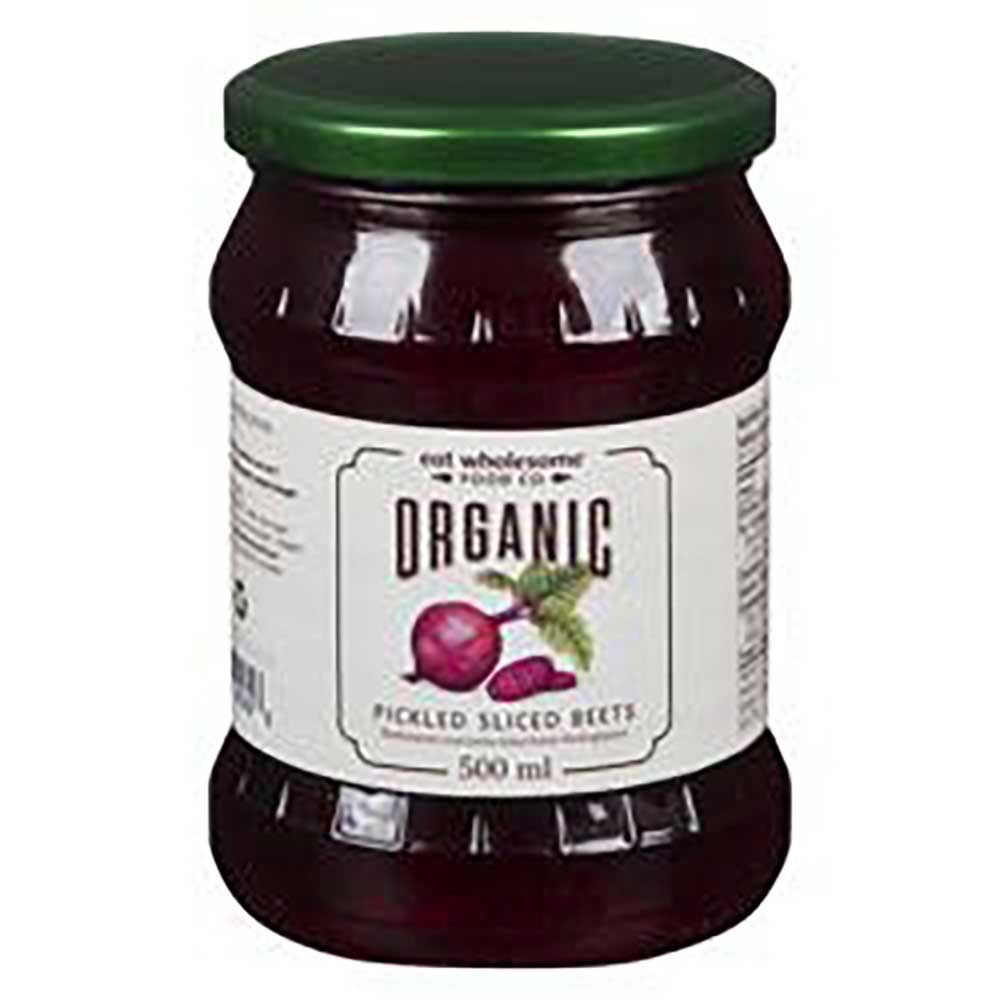 Eat Wholesome Organic Pickled Sliced Beets, 500 Ml -- 12 Per Case