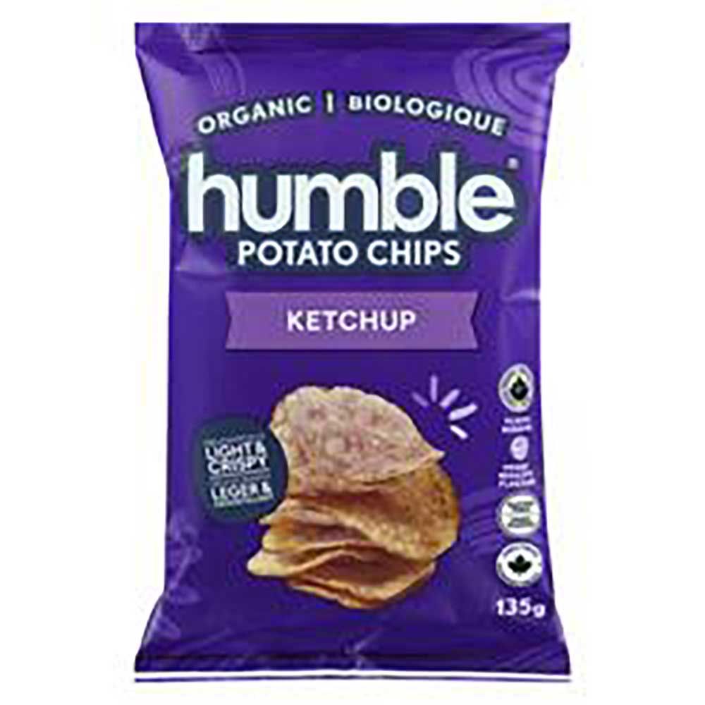 Humble Ketchup Potato Chips, 135 G -- 12 Per Case