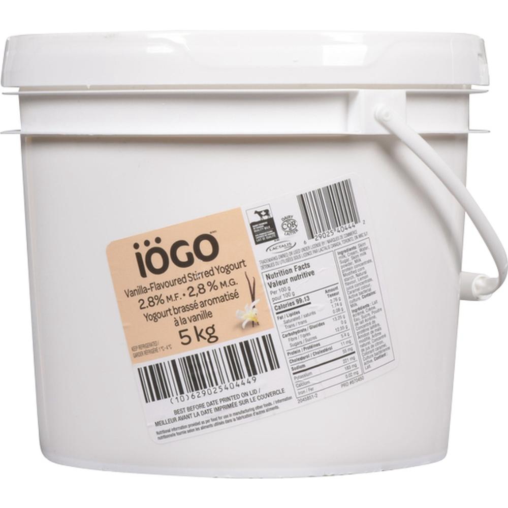 2.8 Percent Milk Fat Vanilla Flavoured Stirred Yogurt