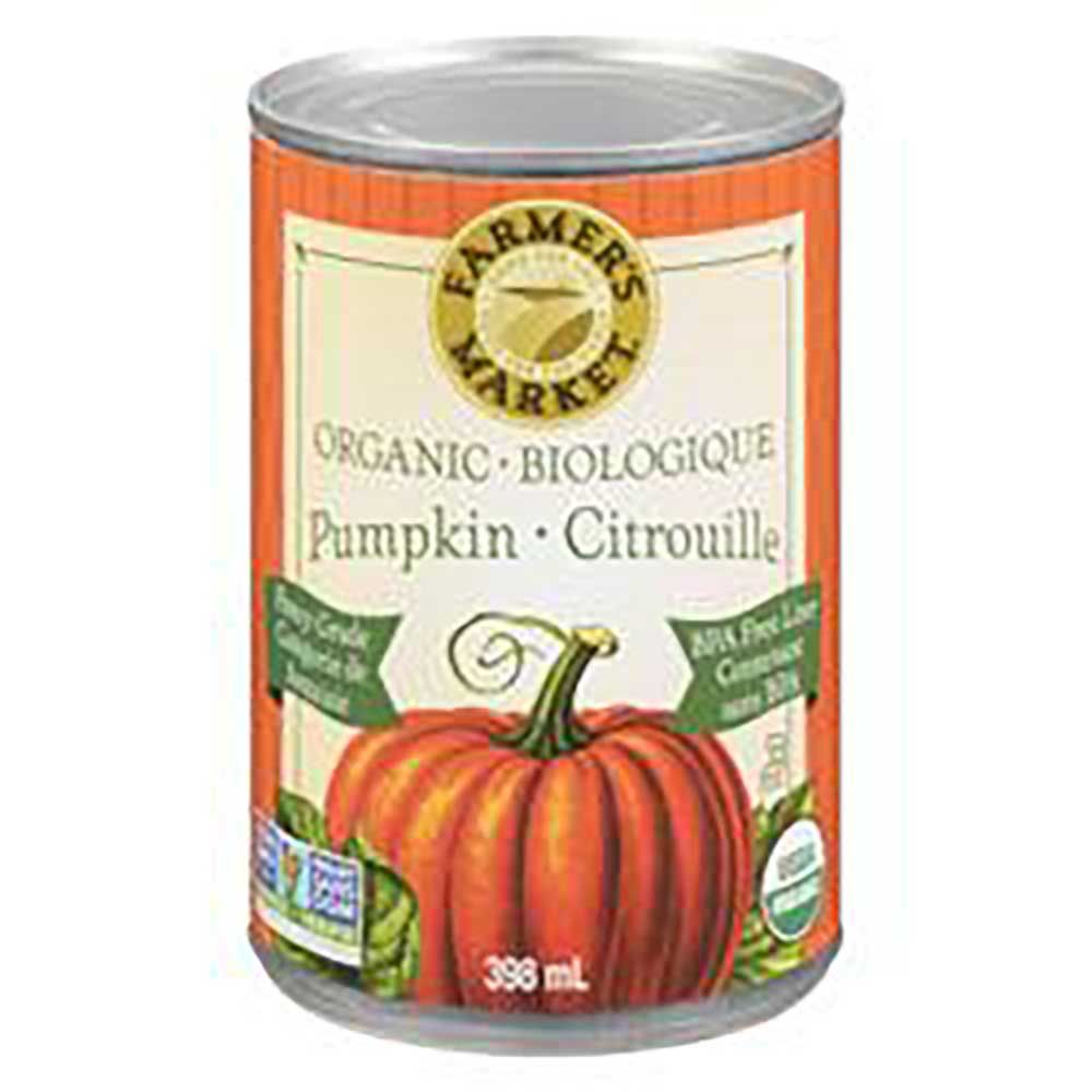 Farmer's Market Organic Pumpkin Puree, 398 Ml -- 12 Per Case