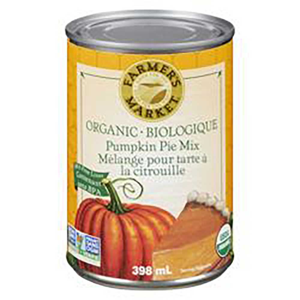 Farmer's Market Organic Pumpkin Pie Mix, 398 Ml -- 12 Per Case