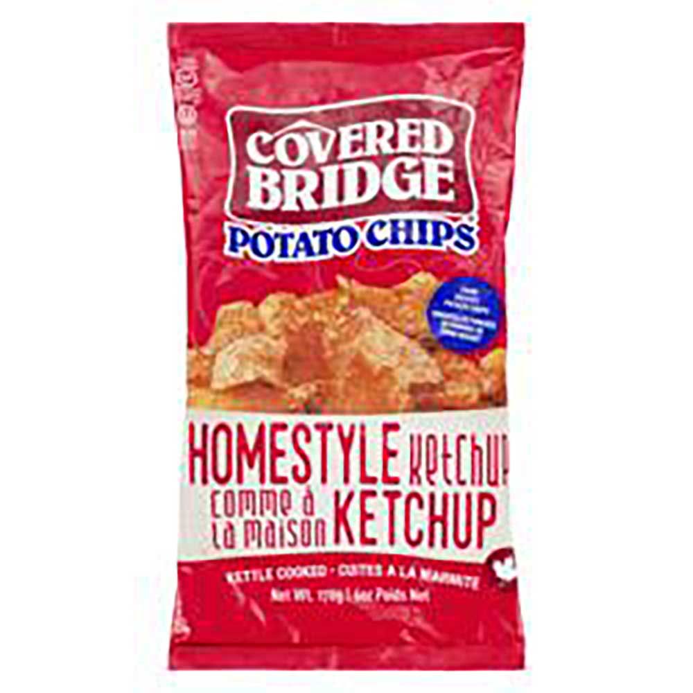 Covered Bridge Chips De Pommes De Terre Au Ketchup Maison, 170 G -- 12 Par Boîte