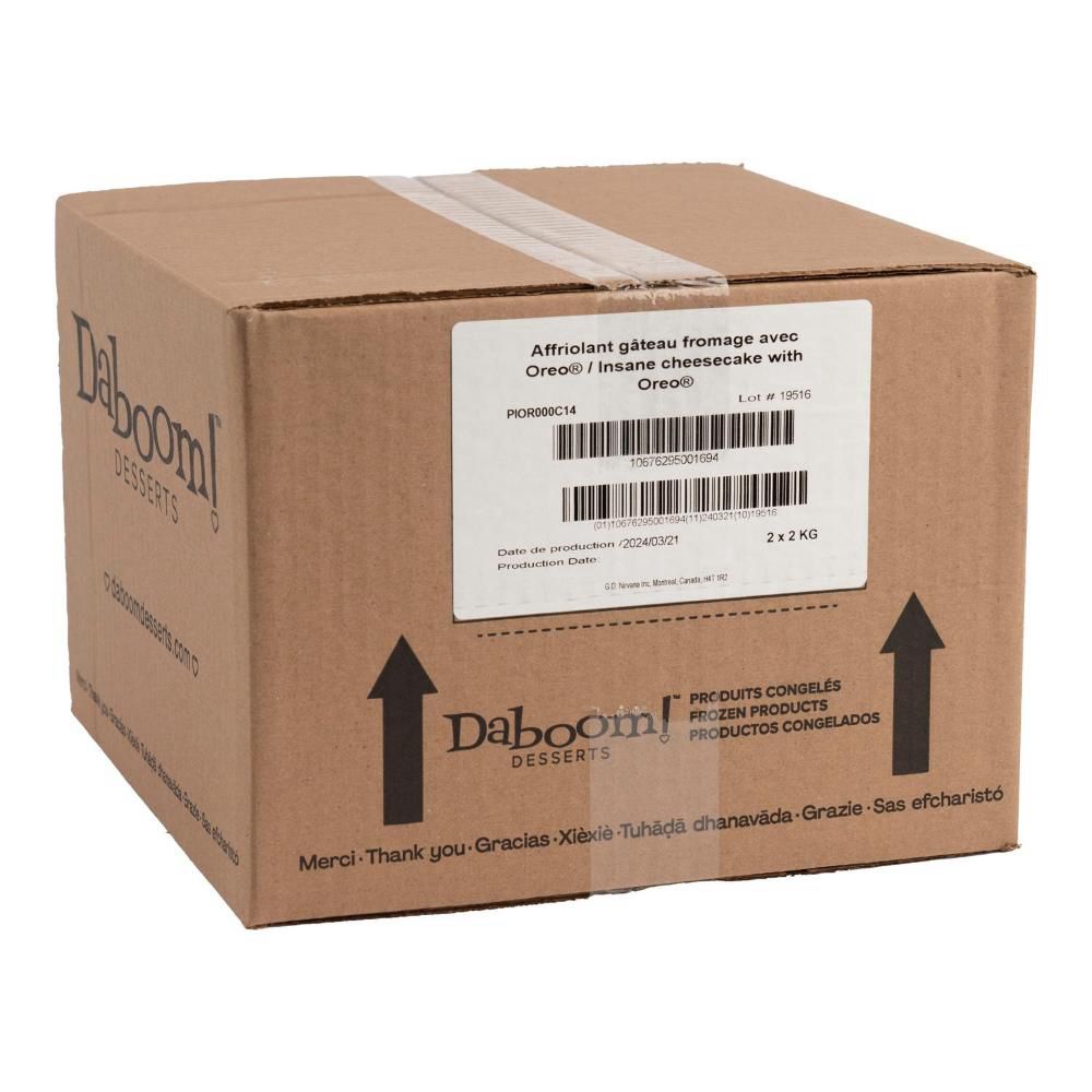Daboom Insane Cheesecake With Oreo, 2 Kg -- 2 Per Case