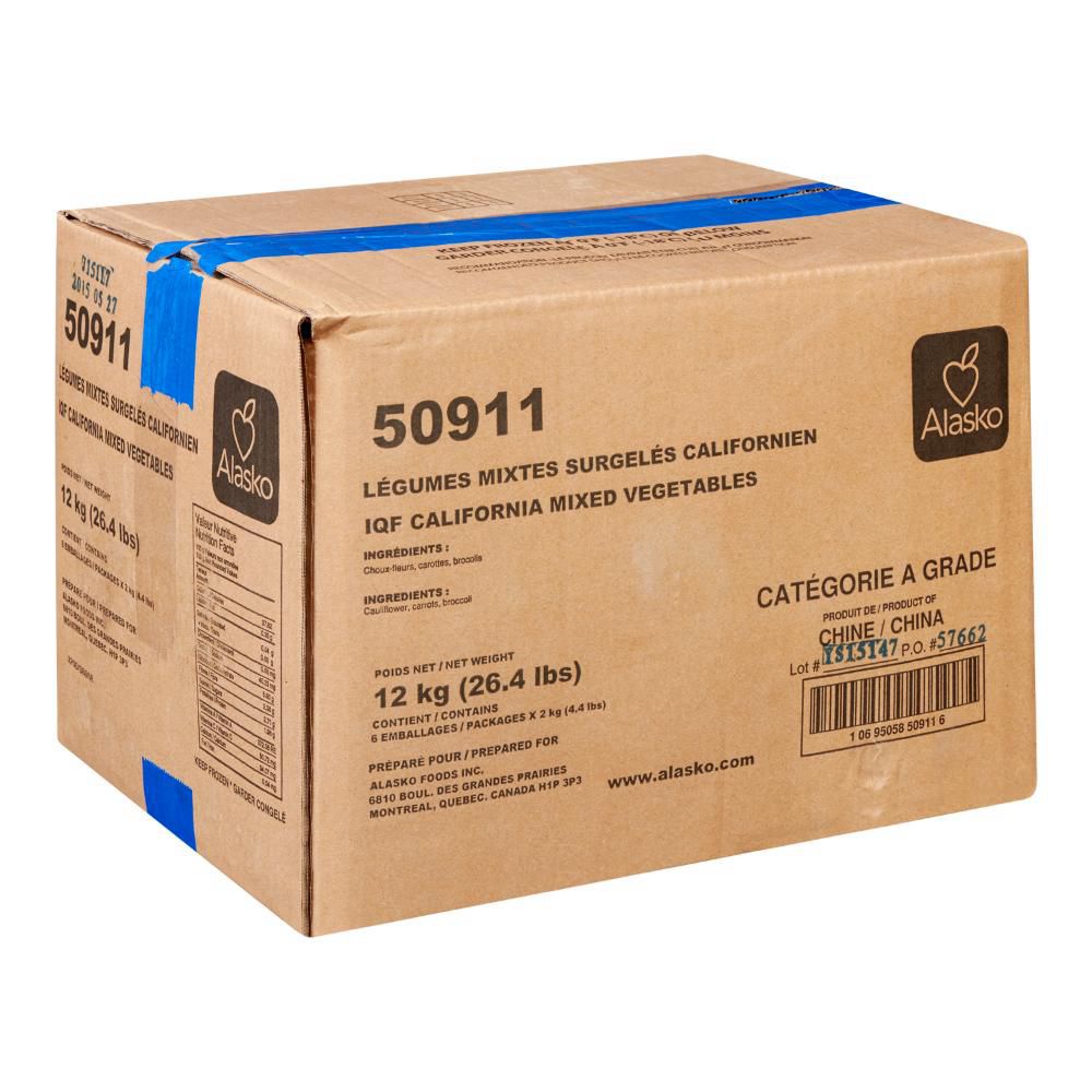 Alasko Iqf Californian Mixed Vegetables, 2 Kg -- 6 Per Case