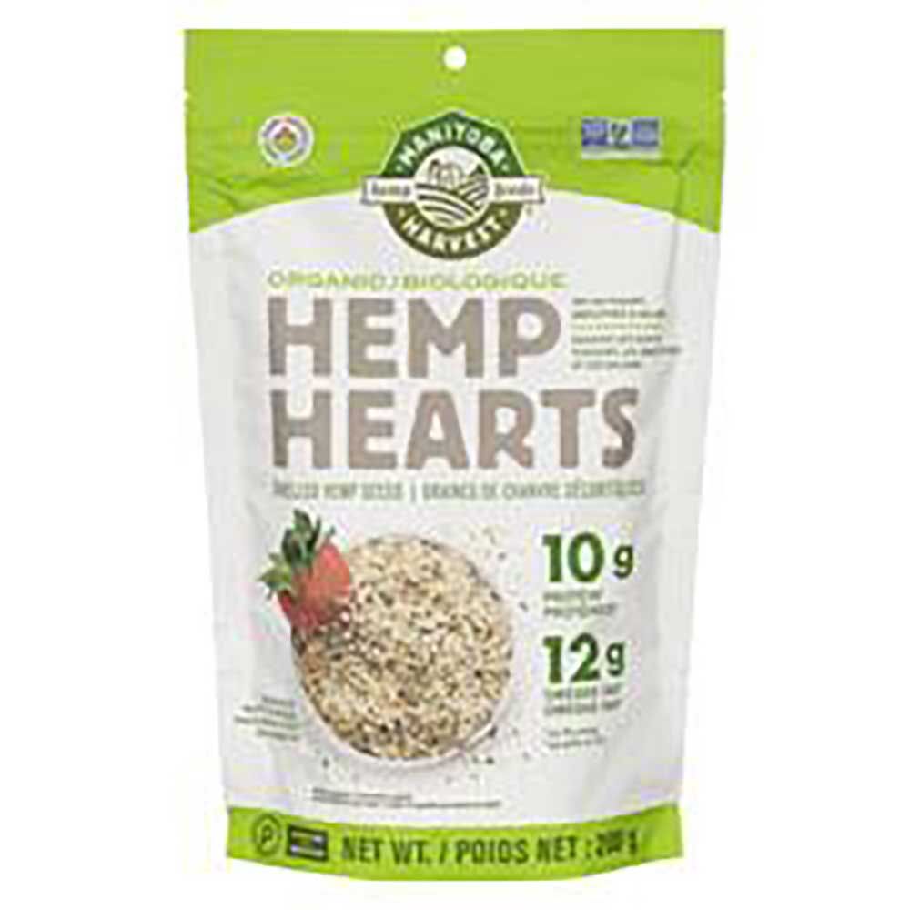 Manitoba Harvest Organic Hemp Hearts Shelled Hemp Seeds, 200 G -- 8 Per Case